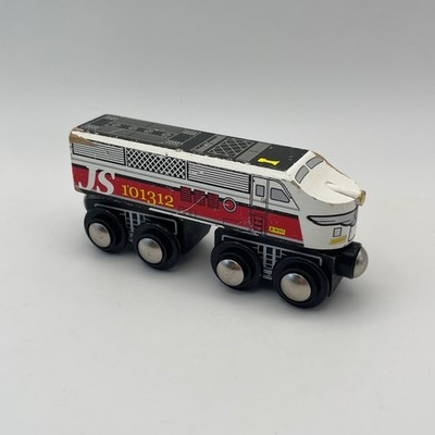 Imaginarium JS 101312 Holzeisenbahn Lok kompatibel mit Thomas Brio Kombi P&P #9