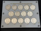 Franklin Proof Half Dollar Set 1950-1963 Silver Uncirculated in Capital Holder