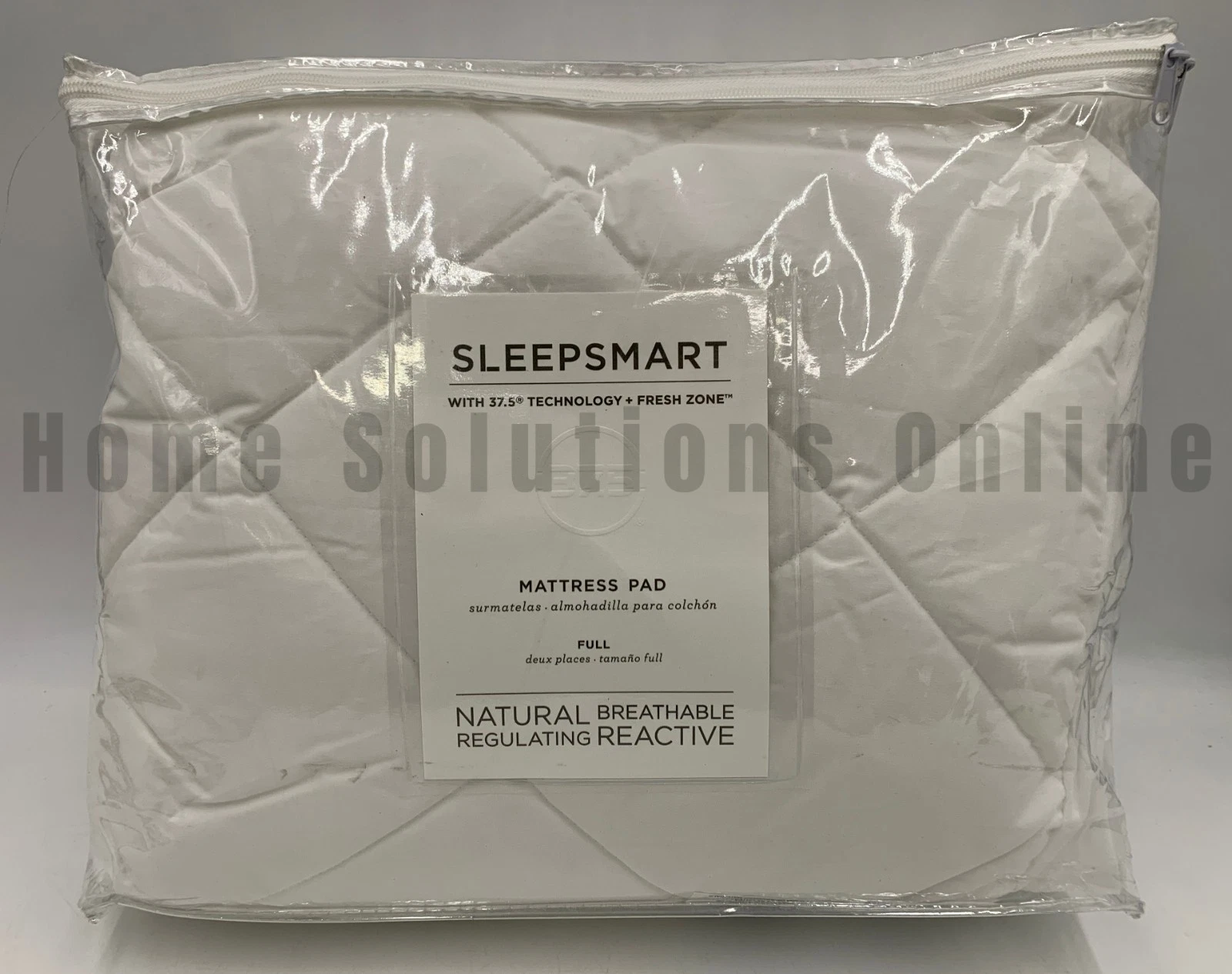 Pottery Barn Sleepsmart Regulating Waterproof Mattress Protector Full #T1097