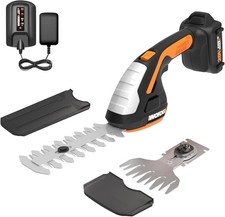 WG801 Worx 20V Lithium Powershare Cordless 4" Shear / 8" Shrubber Trimmer