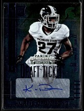 2015 Panini Contenders Draft Picks Kurtis Drummond College Ticket Blue Foil HSC