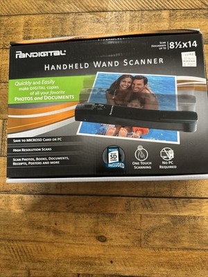 PanDigital Handheld Photo and Document Wand Scanner One Touch with Micro SD card