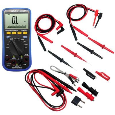 OWON B35T+ Digital True rms 3 in 1 Multimeter + AideTek TLP20157 Test Leads 