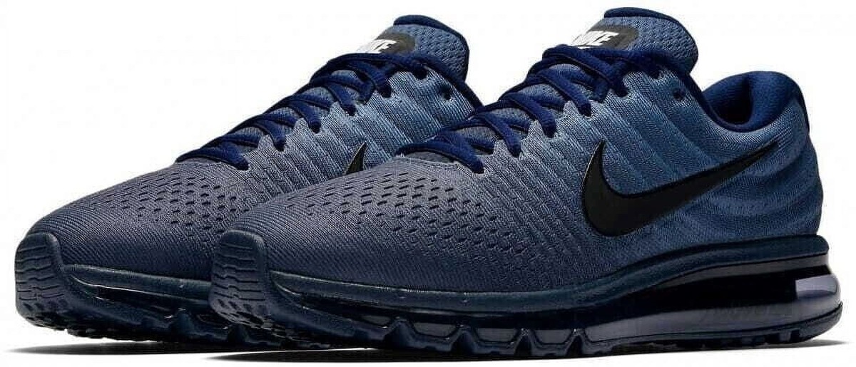 Nike Air Max 2017 Obsidian Blue Running Shoes 3m Sz 9.5 used ✅✅ Amazon.com | Nike Mens Air Max 2017 849559 405 Binary Blue  main image 3
