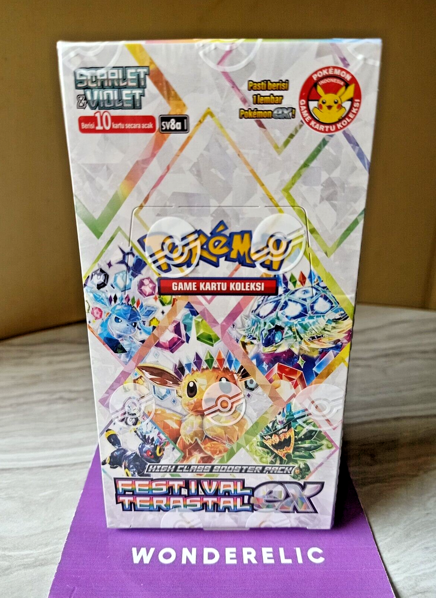 Festival Terastal Pokemon Indonesian Terastal Festival Booster Box