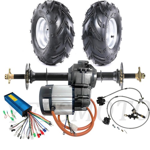 48V 1000W 1500W Differential Motor Rear Axle Kit Tire Wheel for Go Kart Golf ATV - Picture 69 of 89