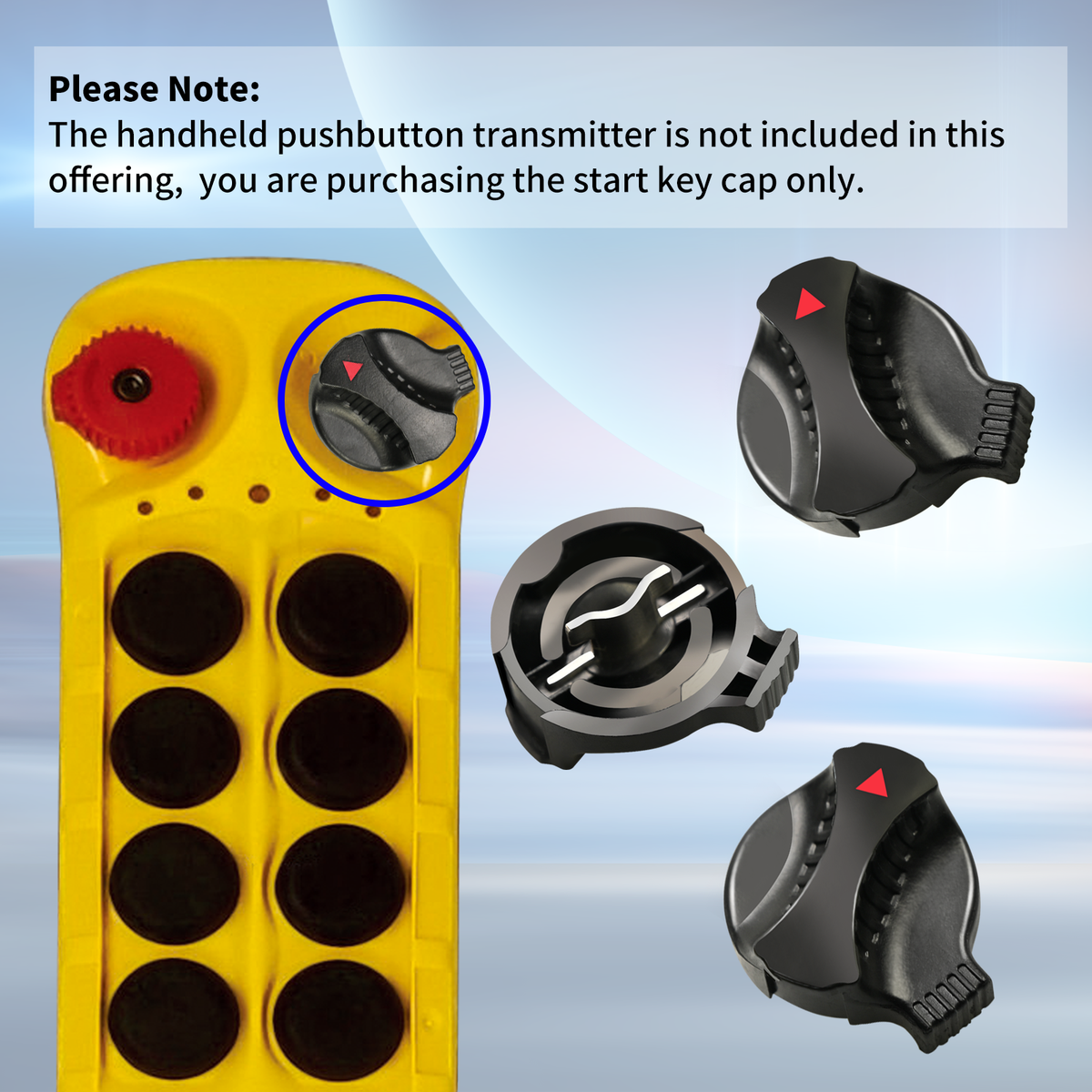 Fits Magnetek Transmitter Start Power On Flex button 0-PWK-01