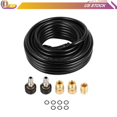 #ad 50FT 3200PSI Replacement High Pressure Power Washer Hose 3 8quot; with M22 $37.54