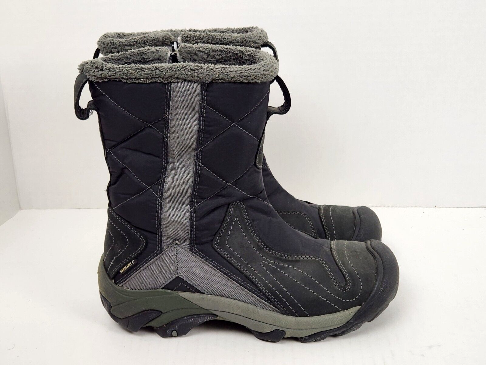 Stivali Keen taglia 7 5 EU 38 trapuntati neri Betty invernali neve 200 grammi isolati asciutti