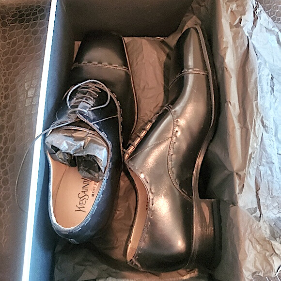 Rarissimo abito uomo Yves Saint Laurent nero (epoca Tom Ford) taglia EU 40