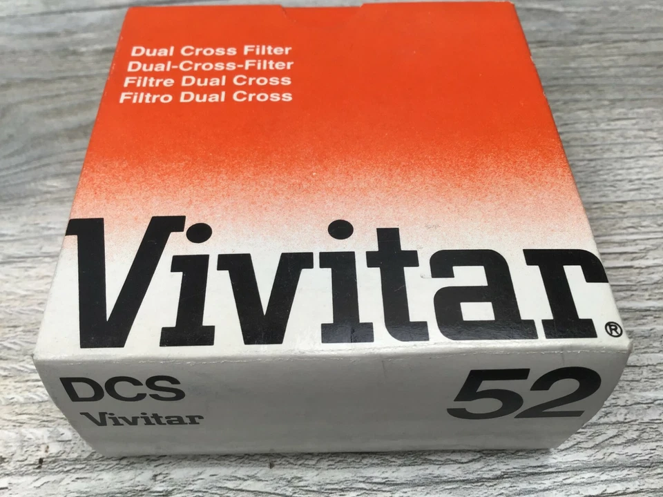 New Old Stock Vivitar Japan Dual Cross Camera Lens Filter - DCS 52mm - Image 4 of 4
