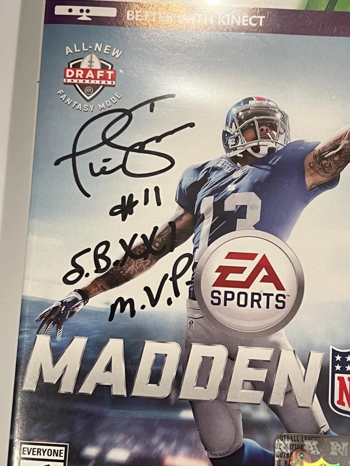 Hand Signed on Cover by PHIL SIMMS XBOX 360 Madden NFL 16 Football - Image 2 of 3