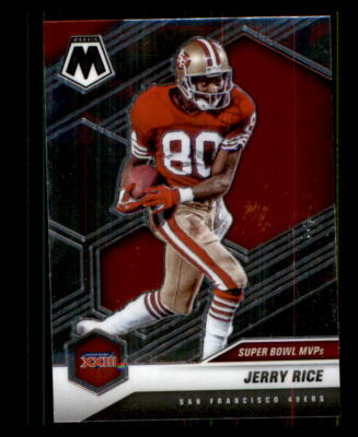 2021 Football Panini Mosiac Jerry Rice San Francisco 49ers #295 SB MVP ...