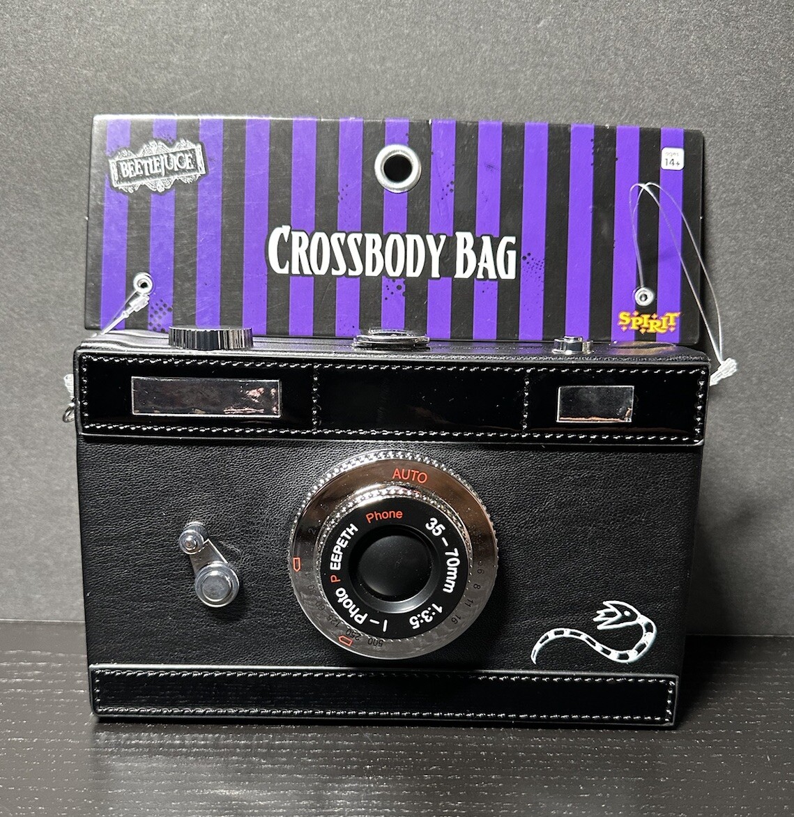 Beetlejuice Lydia Deetz Camera Crossbody Purse Bag NWT Spirit