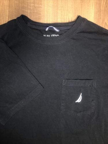 Nautica T-Shirt Men's Size Large Black 