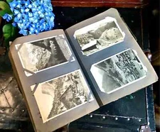 Album with 1920’s, 1930’s and 1940’s B&W German and Other European Postcards/90