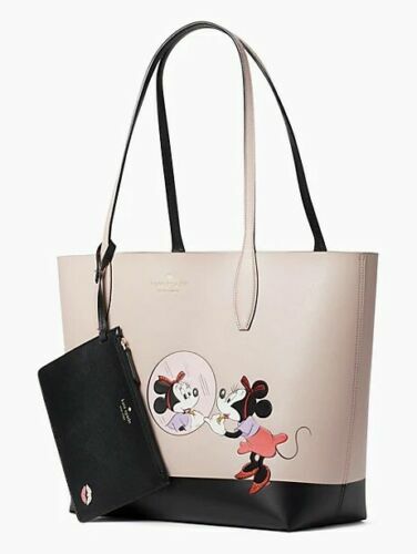 トートバッグ kate spade Disney CLARABELLE LARGE TOTE WKR00331 Kate Spade New York Disney Minnie Clarabelle Daisy Tote Bag