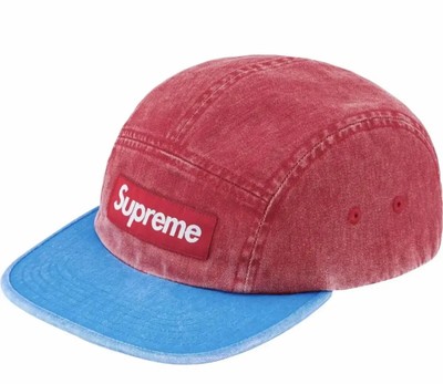 Supreme Pigment Two Tone Camp Cap Red - 24SS | eBay