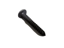 5/16" x 2" Black Oxide Slotted Round One-Way Lag Screws LSBS-082 (50 pcs.)
