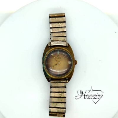 Vintage Elgin 17j Swiss Watch with Date-Untested-As Is for  display picture 2