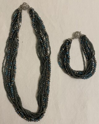 Premier Designs Jewelry Seaside Beaded/Twisted 16