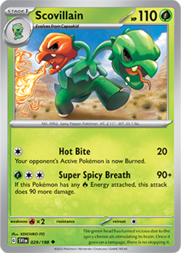 1x Scovillain 029/198 Scarlet & Violet Pokemon TCG Card NM | eBay
