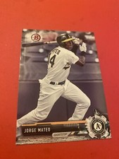 Jorge Mateo 2017 Bowman Draft BD-50 PRE ROOKIE BALTIMORE ORIOLES ON FIRE
