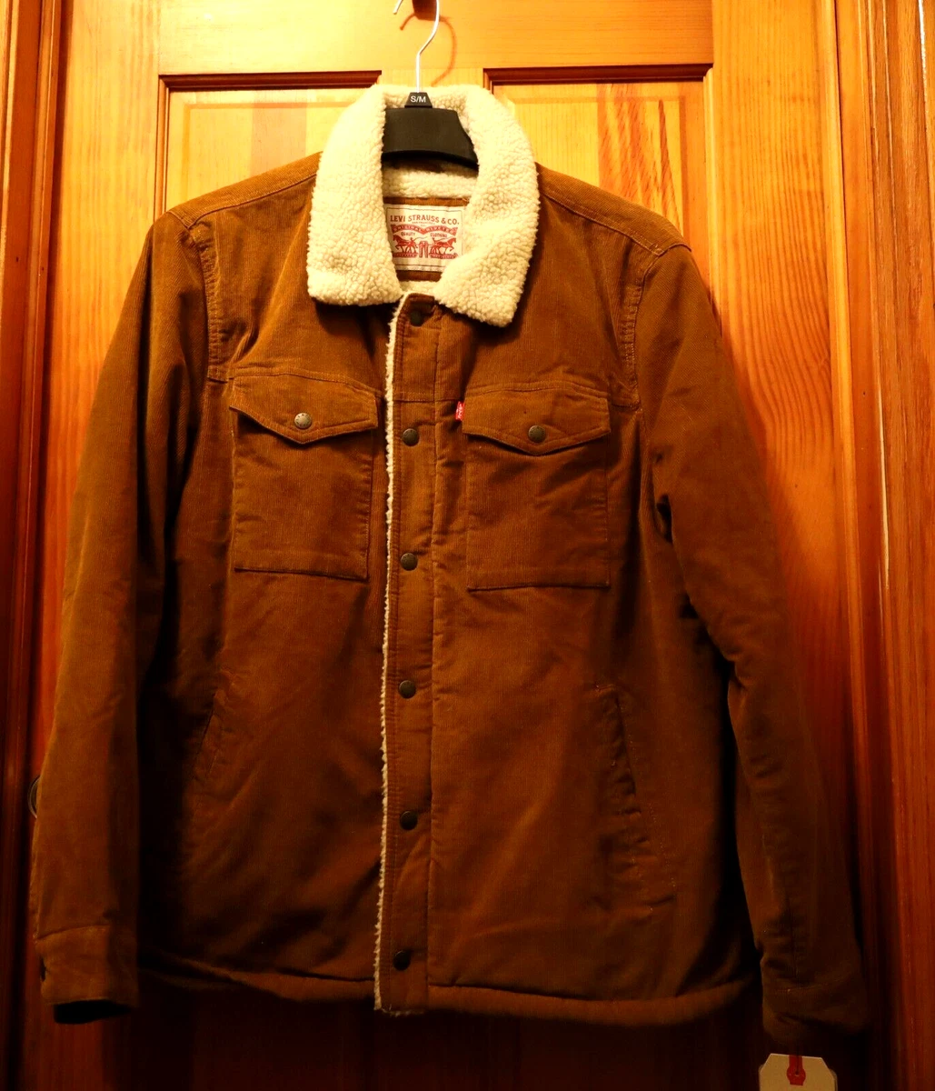 Levi's corduroy best sale jacket brown