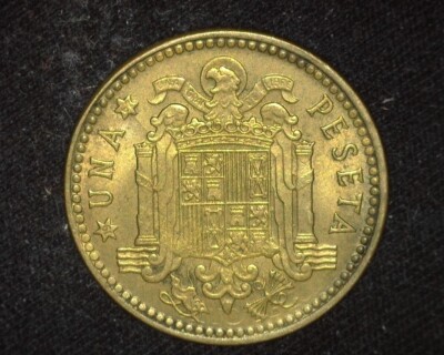 SPAIN 1967 PESETA KM775 CHOICE ABOUT UNCIRCULATED ~FCS-276 | eBay