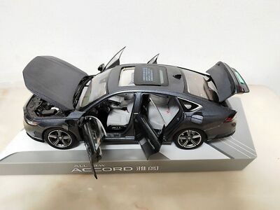 1/18 Scale Honda Accord 2023 11th Generation Grey Diecast Car