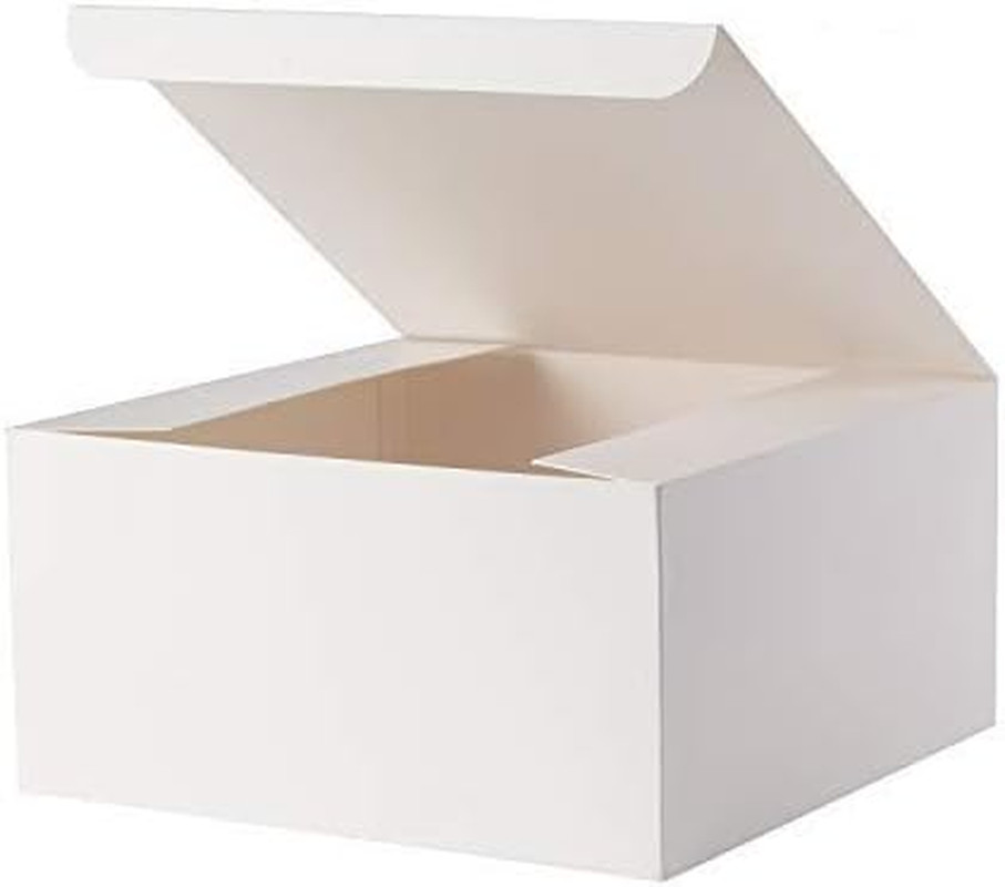 10 Pack 8 X 8 X 4 Inches Fold Box Paper Gift Box Bridesmaids