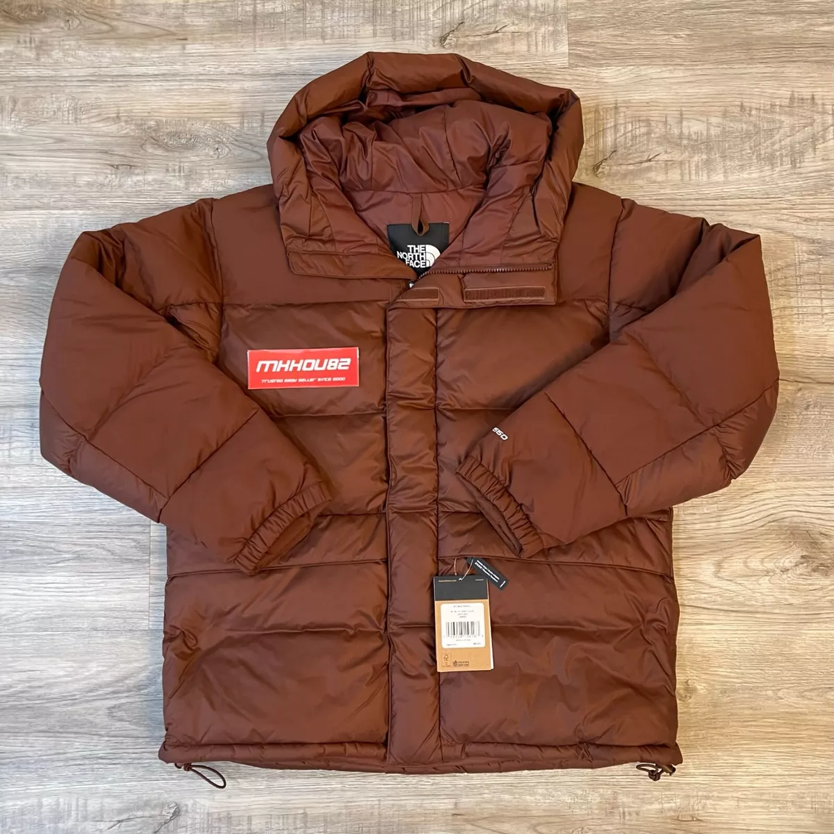 New TNF The North Face Himalayan Down Parka Bubble Jacket Brown