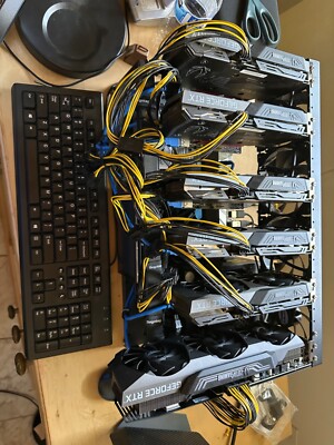 NVIDIA crypto mining rig with (3) 3060TI GPU