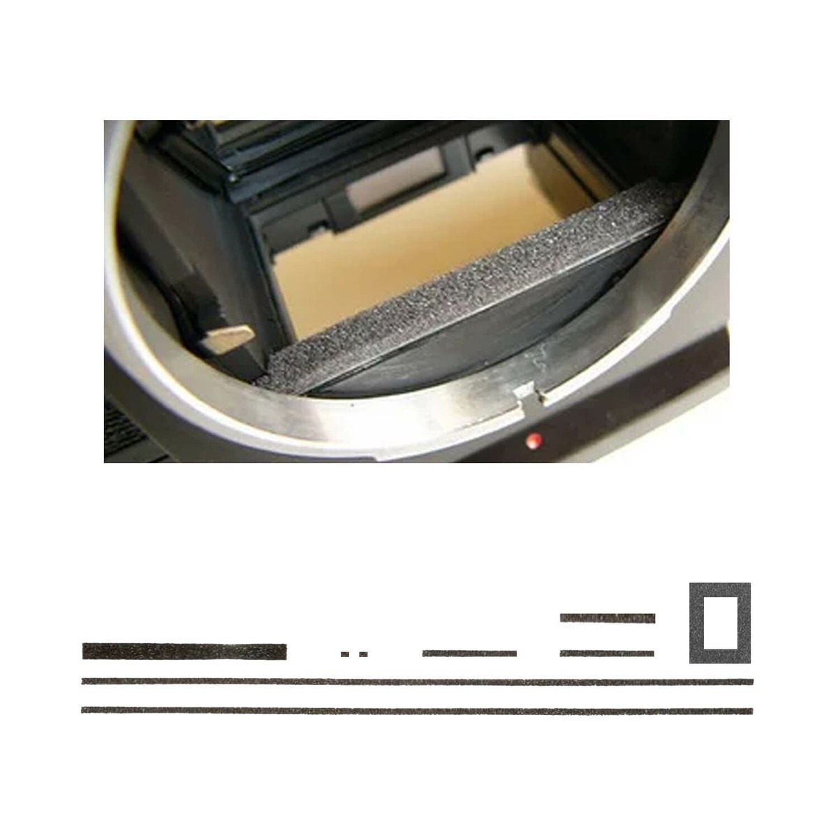 Premium Light Seal Foam Kit for --- Fujica AX-1 AX-3 AX-5 Porst CR