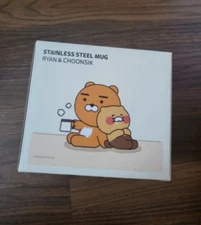 Kakao Friends RYAN & CHOONSIK Stainless Steel Mug