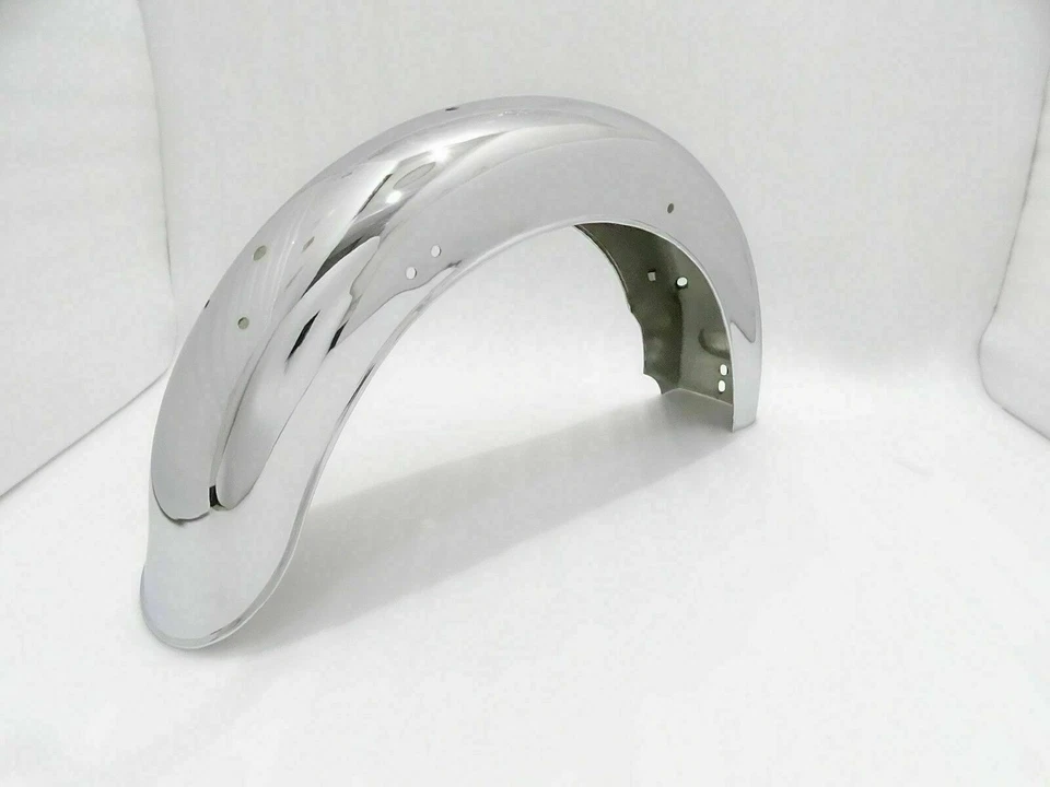 Fit For NORTON FEATHERBED SLIMLINE FRONT AND REAR CHROME MUDGUARDS @LS - Image 2 of 4