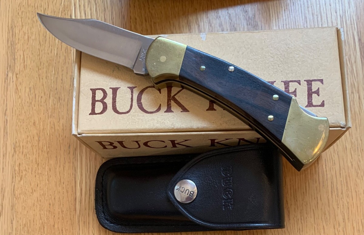 VINTAGE 1974-80 BUCK 112 NO NAIL NICK KNIFE NEVER USED IN BOX N18