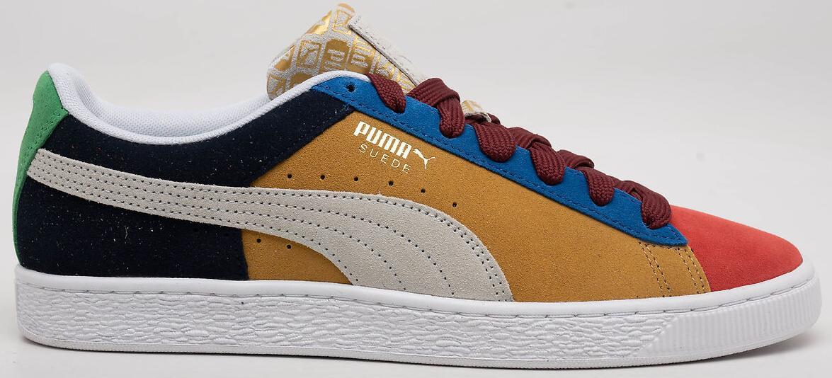 Puma Suede Classix High Risk Red Multicolor Athletic Shoes Mens Sz 10 381773 02 Puma Suede Classix High Risk Red Multicolor Athletic Shoes  main image 3