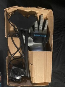 NINTENDO NES POWER GLOVE + ORIGINAL WHITE GLOVE! COMPLETE IN BOX w/INSTRUCTIONS