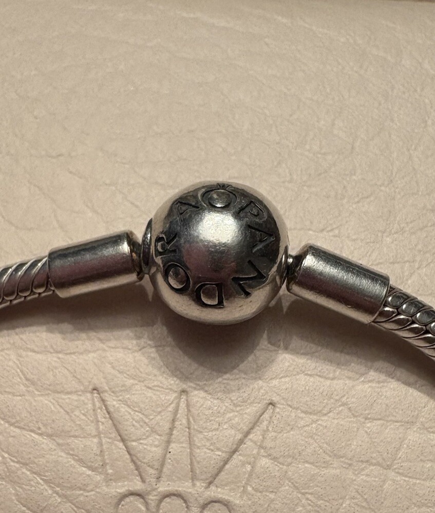 Pandora Moments Snake Chain Bracelet 7.5 in / 19 cm | eBay