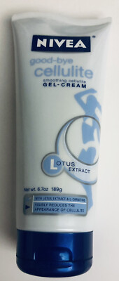 Nivea Good-Bye Smoothing Cellulite Gel Cream Advanced Lotus Extract 6.7 oz RARE
