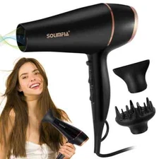 New Household Electric Hair Dryer with 5 Wind Temperature Settings and Hair Care