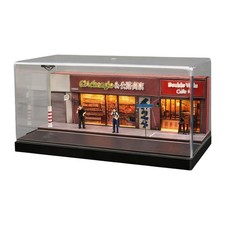 1/64 Convenience Store Display Case Tabletop Decoration Hobby Display Stand