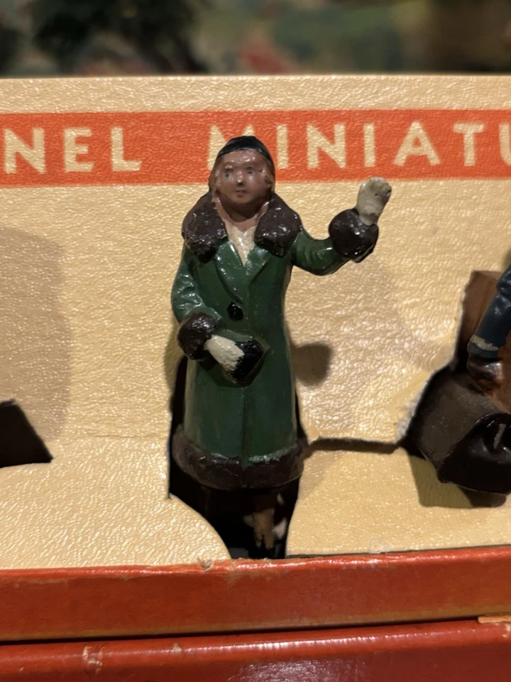 Figuras de ferrocarril miniatura originales Lionel de preguerra 550 ¡con caja original/inserto! ¡Bonito!! Foto 4 de 4