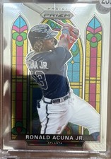 2021 Panini Prizm - Stained Glass Ronald Acuña Jr. #SG-4