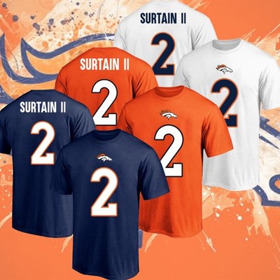 SALE!!! Patrick Surtain II #2 Broncos Football Name & Number Gift Fan