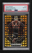 2022 Panini Mosaic Rookies Reactive Yellow Prizm Jeremy Sochan #226 PSA 8 05ol