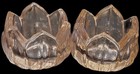 Open Salt Cellar Pink Depression ~ Tulip Lotus Flower  — photo 3