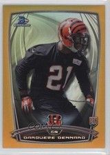 2014 Bowman Chrome Gold Refractor 30/50 Darqueze Dennard #189 0v0