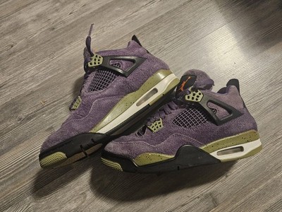 Nike Air Jordan 4 Retro Canyon Purple Größe EU 39 US 8 UK 5.5 Lila Sneaker